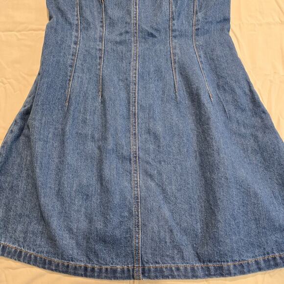 Mable Miriam Denim Mini Dress Size S Casual 90s inspired - Picture 4 of 12